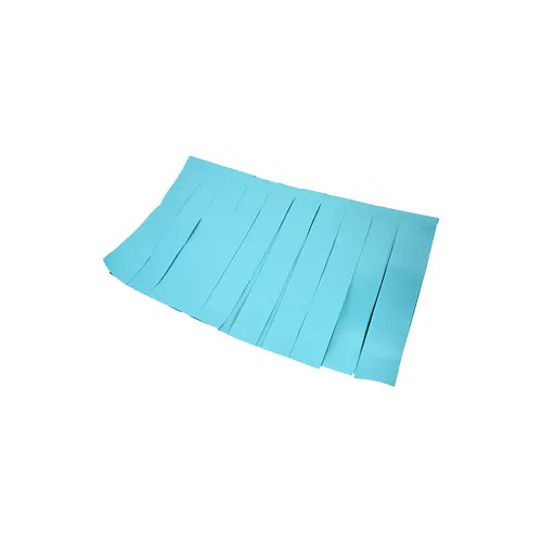 AllPoints 321099 Dishwasher Curtain, X-Wide, 19" H X 31-1/2"W, Light Blue Color, PVC, NSF