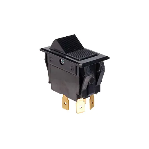 AllPoints 421154 Rocker Switch, On/Off, Spst, 1/4" Tab Terminals, Black