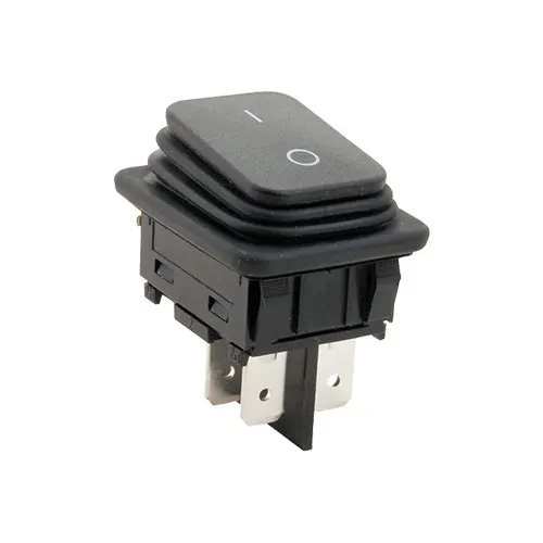 AllPoints 421516 Rocker Switch, On/Off, Dpst, 1/4" Tab Terminals