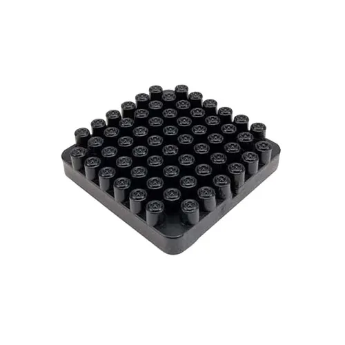 AllPoints 68107 Shaver Specialty® Pusher Block, 3/8" Black Plastic Dicer Part for Commercial Vegetable Slicer