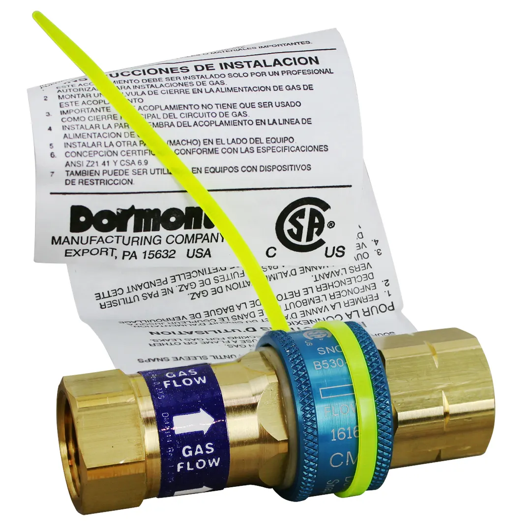 AllPoints 8010201 Gas Quick Disconnect, 1/2" In/Out