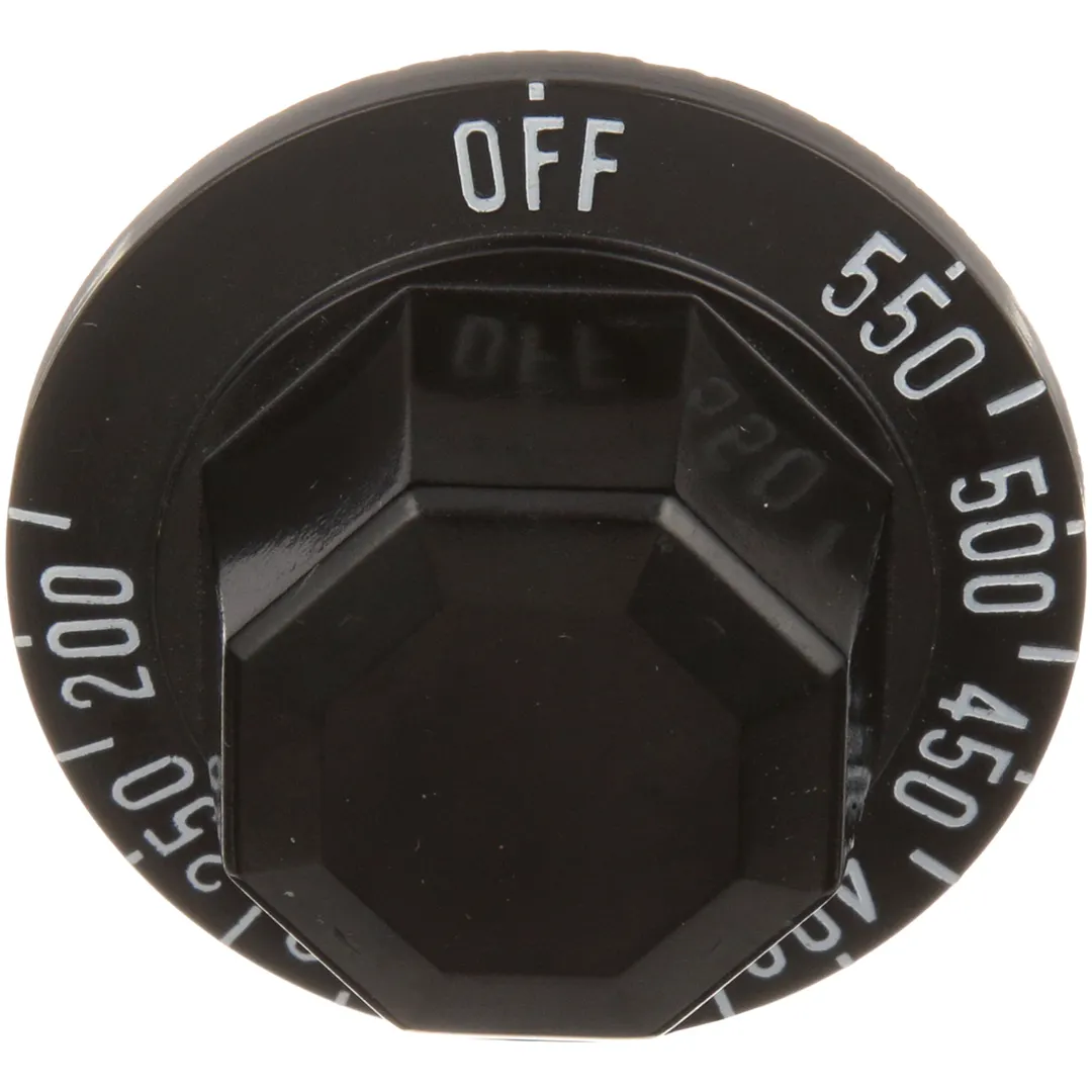 AllPoints 8010508 Knob - Thermostat, Off/550-200, 2" Dia