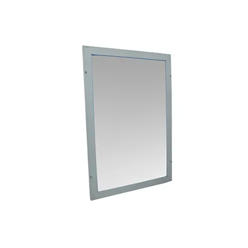 AllPoints 1412062 Vandal‑Proof Rectangular Wall‑Mount Mirror, Graffiti Gard Finish, 24" x 36"