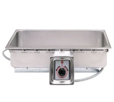 APW Wyott TM-43DULS 4/3 Size Electric Drop-In Hot Food Well w/ Drain, 12" x 27" well