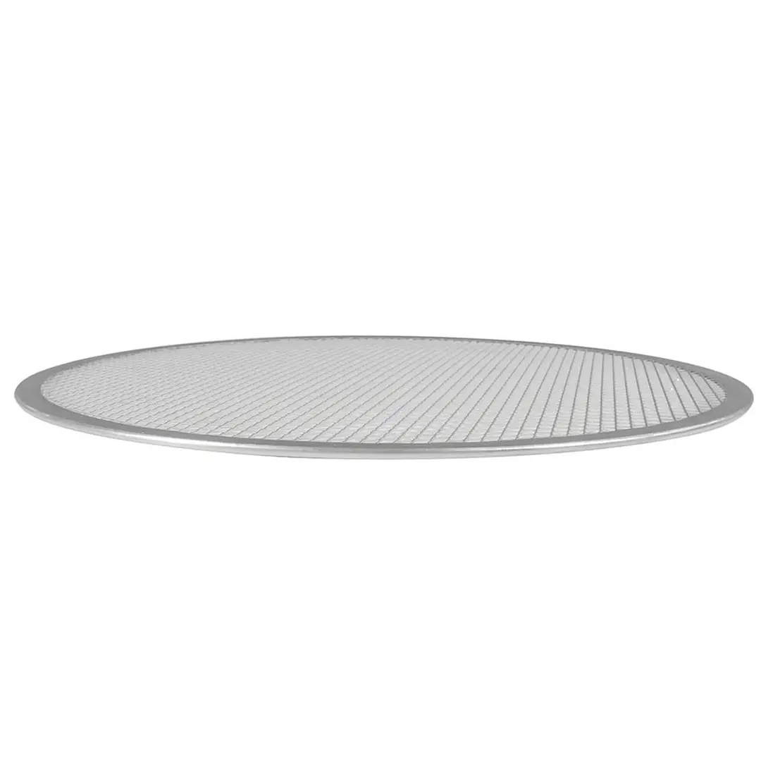 Winco APZS-12 Seamless 12" Aluminum Mesh Pizza Screen - Round 