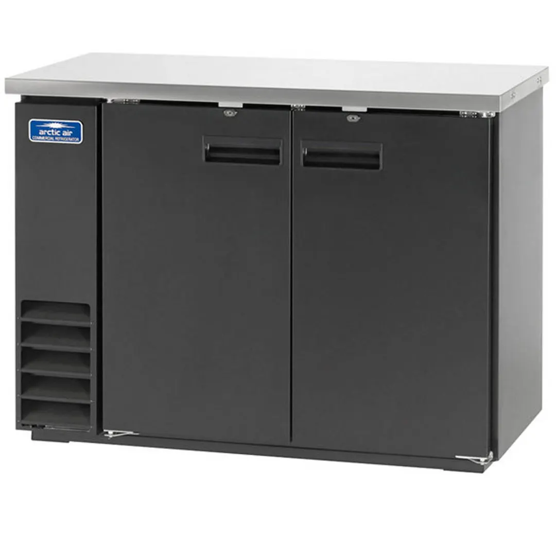Arctic Air ABB48 49" 2 Solid Swinging Door Back Bar Cooler, 12.5 cu. ft.
