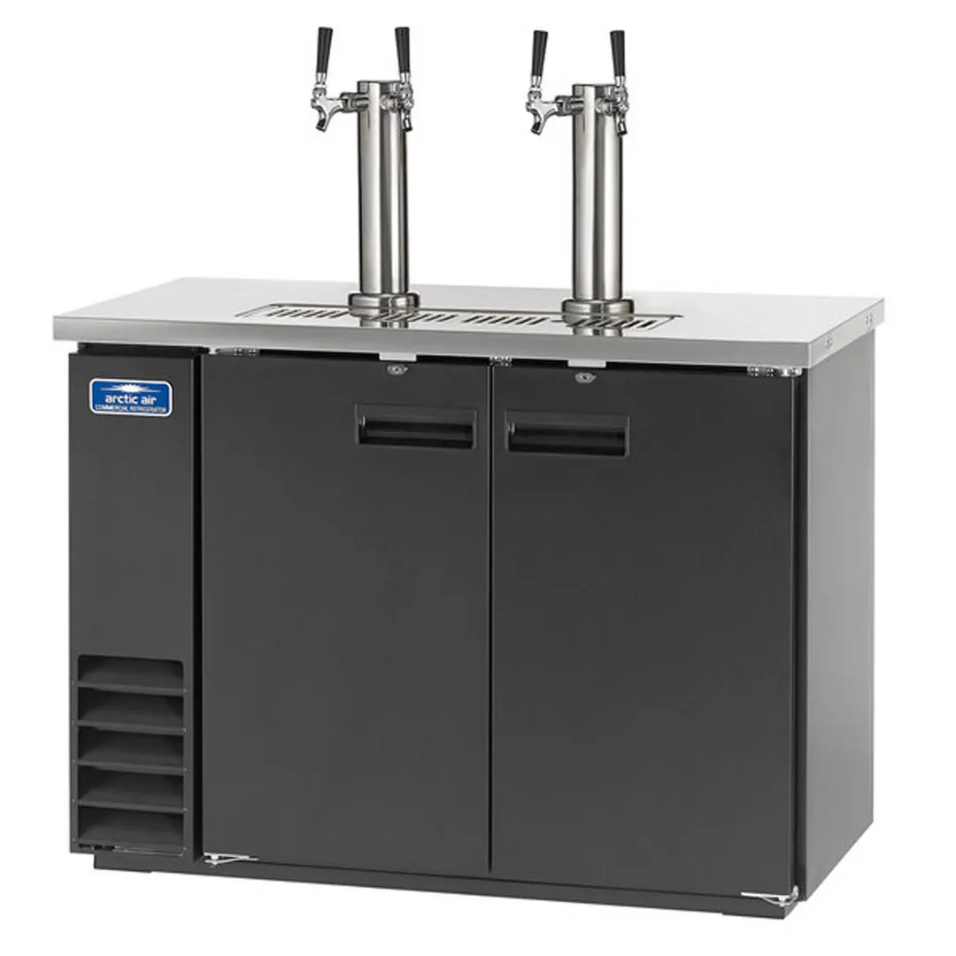 Arctic Air ADD48R-2 49" Direct Draw Draft Beer Dispenser, 12.5 cu. ft., 2 Kegs Capacity