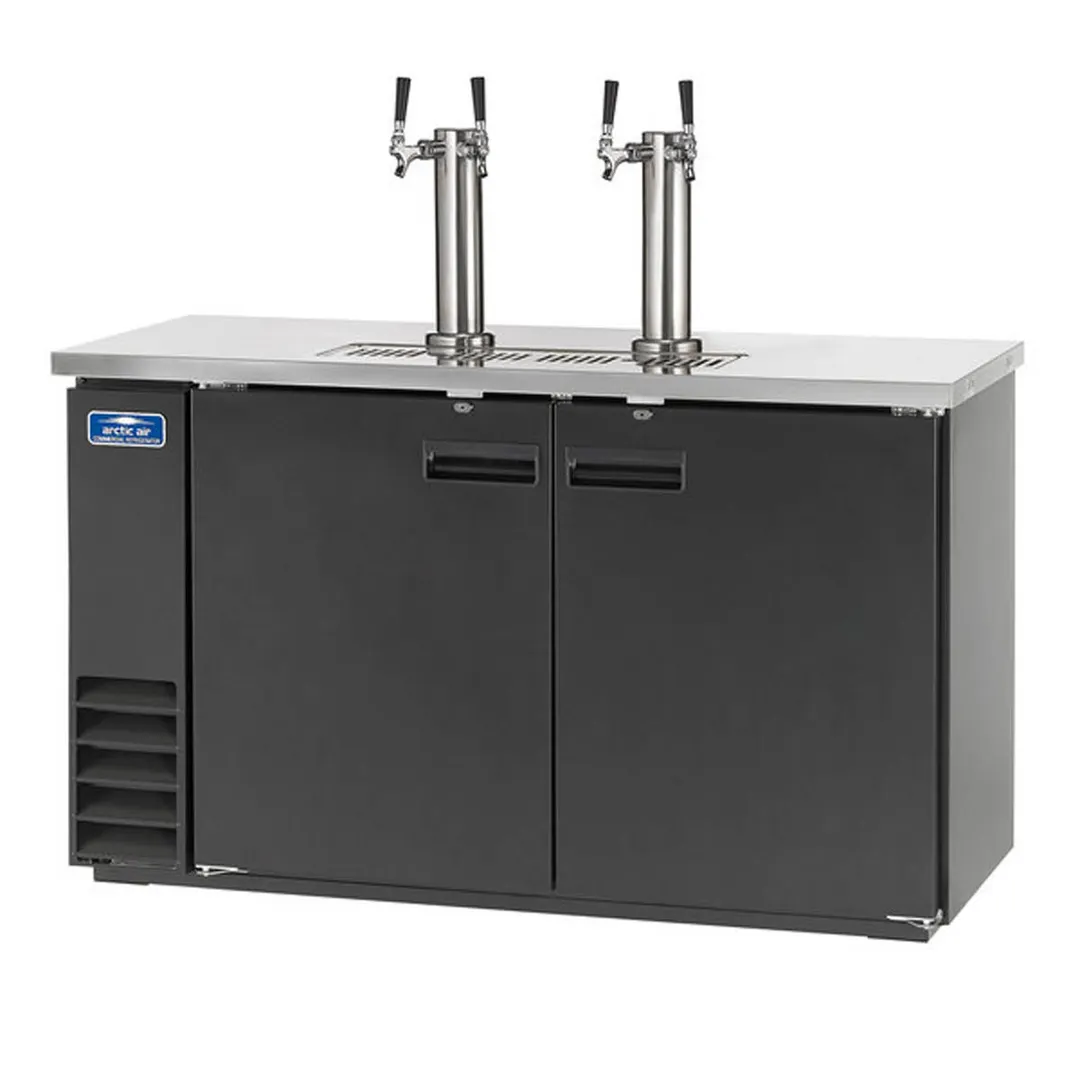Arctic Air ADD60R-2 61" 2 Columns Draft Beer Cooler w/ 2 Keg Capacity, 16.7 cu. ft.