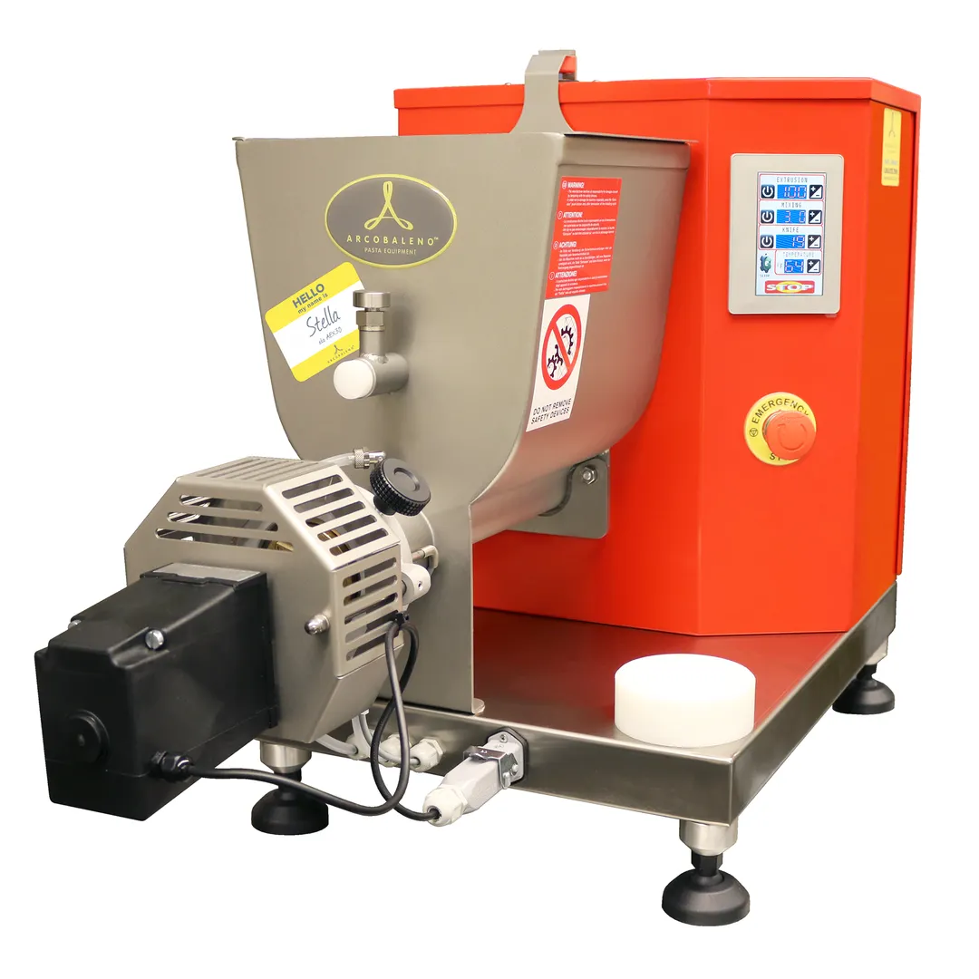 Arcobaleno AEX30 STELLA Countertop Pasta Extruder and Mixer, 30 lbs Output/hr