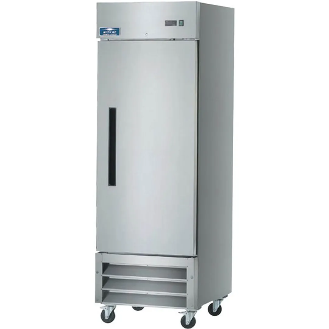 Arctic Air AF23 27" 1-Solid Door Reach-In Freezer, Bottom Mounted, 23 cu. ft., Stainless Steel Front