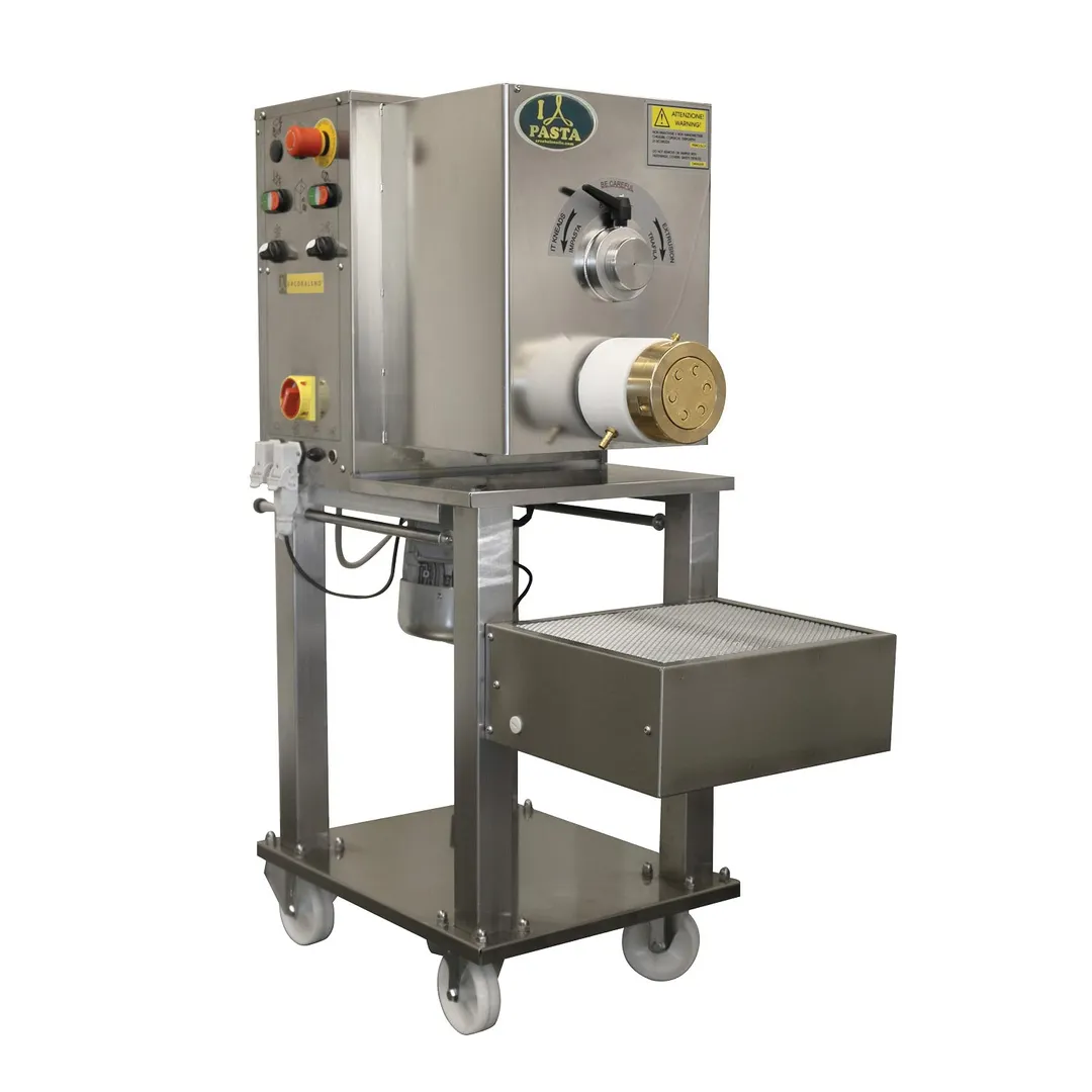 Arcobaleno AMFE50 Floor Model Extruder Pasta Machine, 50 Ibs Output/hr, 15 lbs Per Batch, 1-1/2 Hp