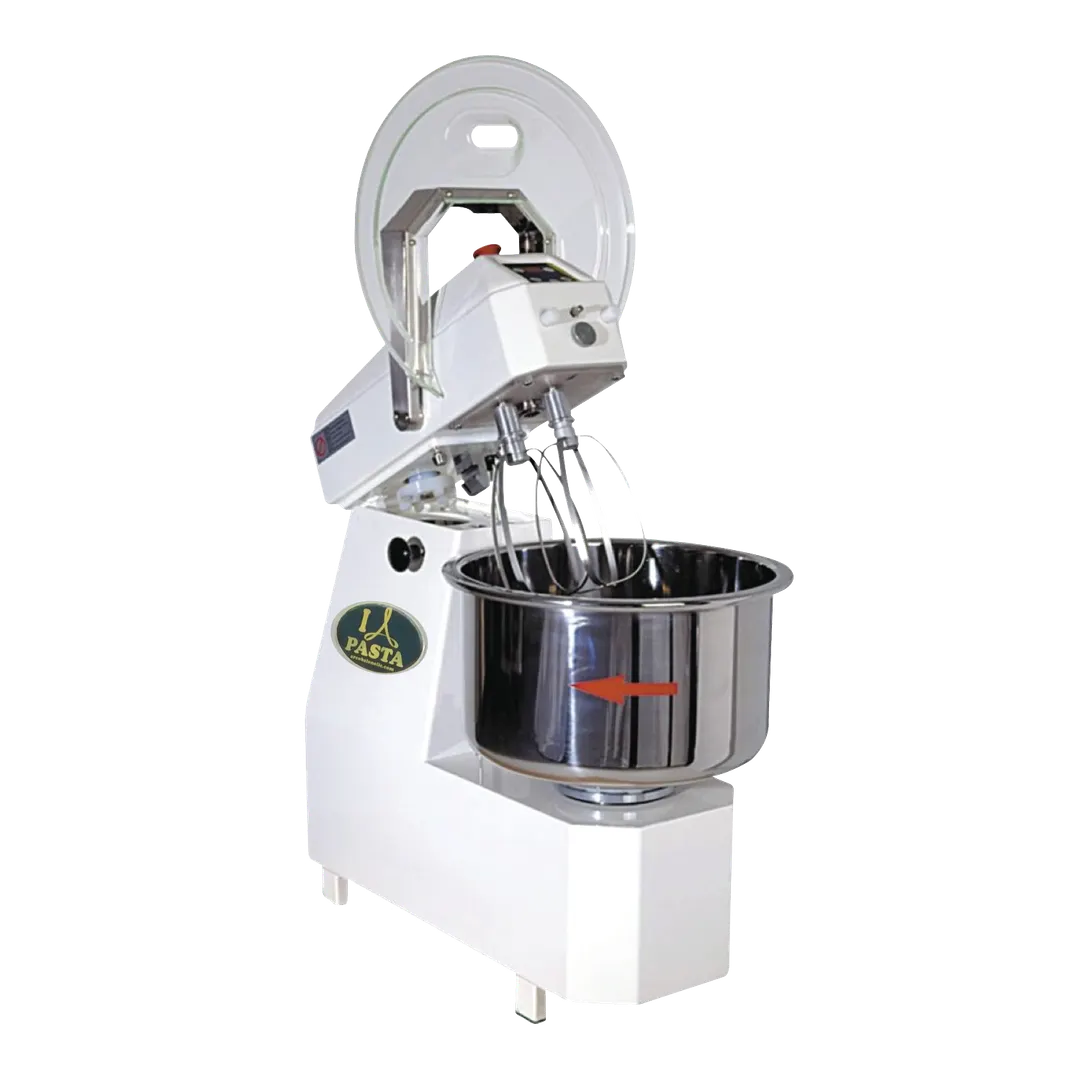 Arcobaleno AMP10 Multi-Purpose Dough Mixer with 10 qt Rotating/Removable Bowl, 8-Speed