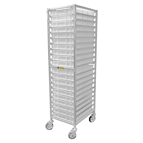 Arcobaleno APC-20 Aluminum 20-Tray Pasta Rack w/ 4 Locking Casters