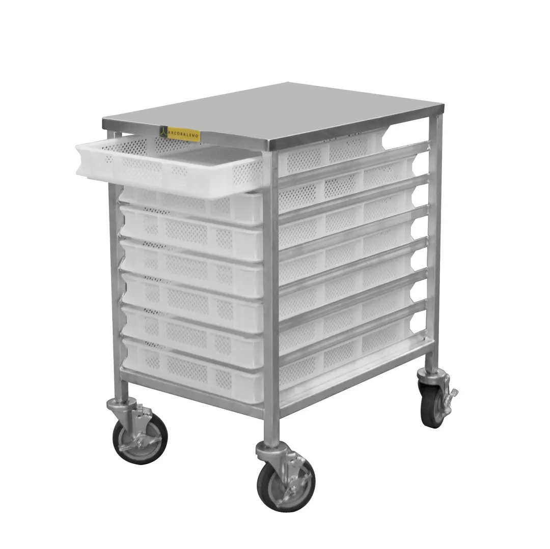 Arcobaleno APC-7 Stainless Steel 7-Tray Pasta Rack for Use with AEX18 & AEX30