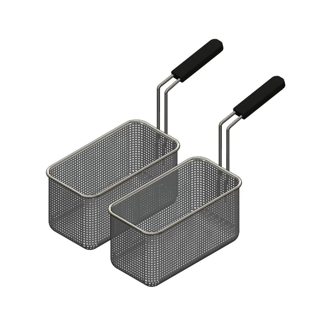 Arcobaleno APCB7SET2 Pasta Cooker Basket Set, Set of (2) Size #7 Pasta Baskets