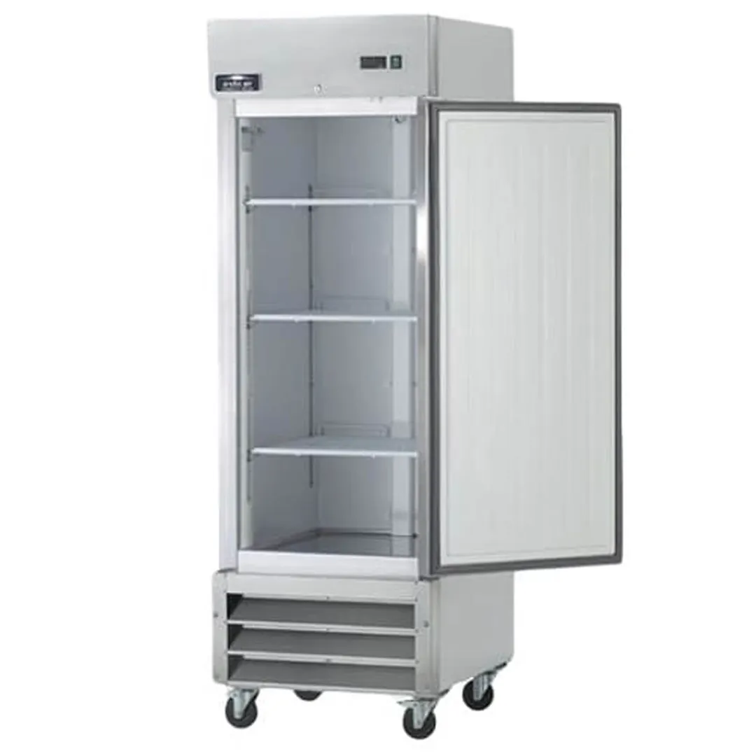 Arctic Air AR23 26" 1-Section Solid Door Reach-In Refrigerator, Bottom Mounted, Stainless Steel, 23 cu. ft.