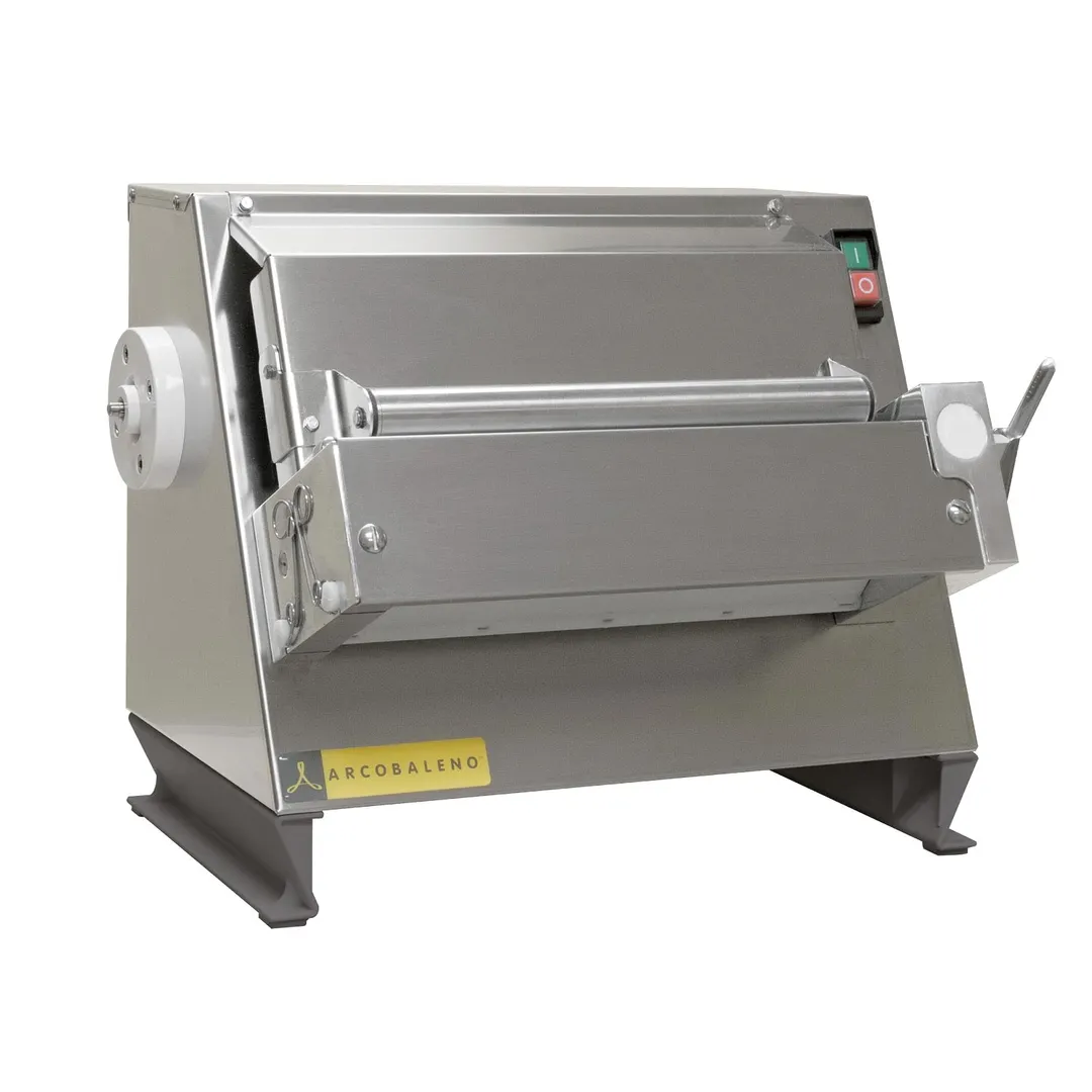 Arcobaleno ASC300 12" Countertop Dough Sheeter with  2" Diameter of Sheeting Rollers 