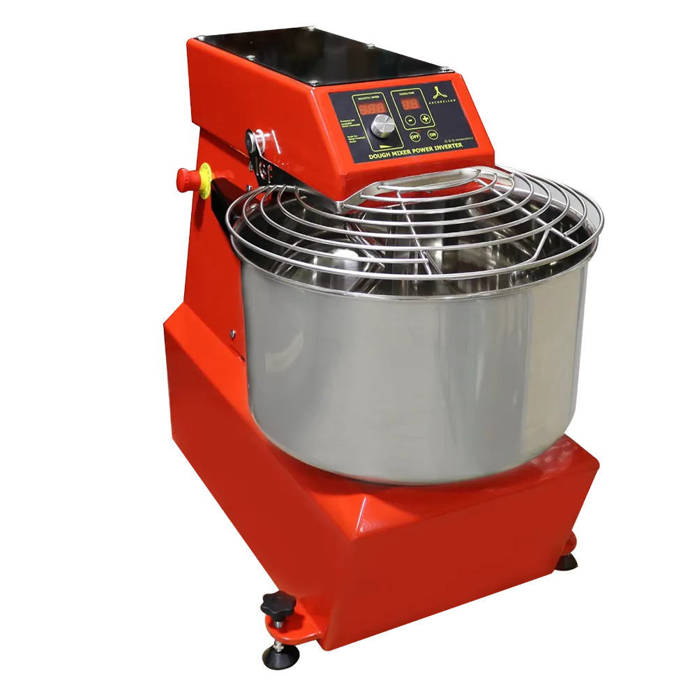 Arcobaleno ASM40 Spiral Mixer with 40 qt Rotating Bowl, Variable Speed, 85 lbs Dough Capacity, 2 hp