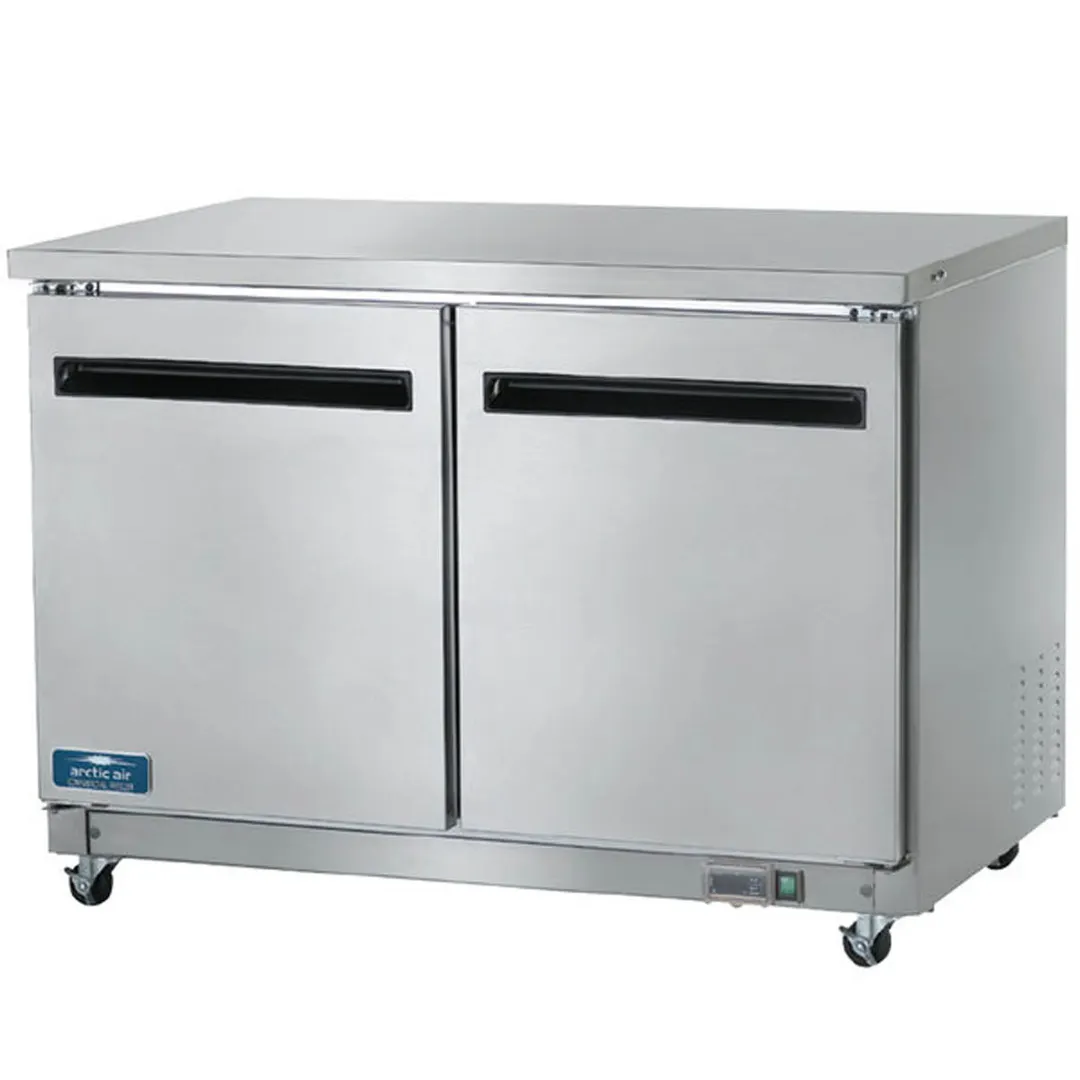 Arctic Air AUC48R 48" 2-Section Worktop Refrigerator w/ 2 Doors, 10 cu. ft.
