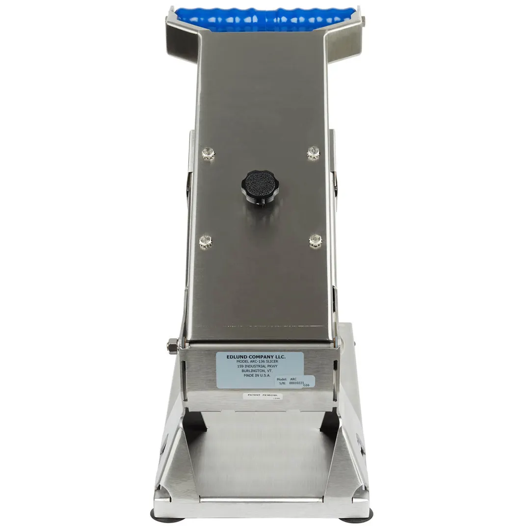 Edlund ARC!-136 Manual Fruit & Vegetable Slicer, 3/16" Blades, 10.5" Width, Front-Load, Removable Cartridge