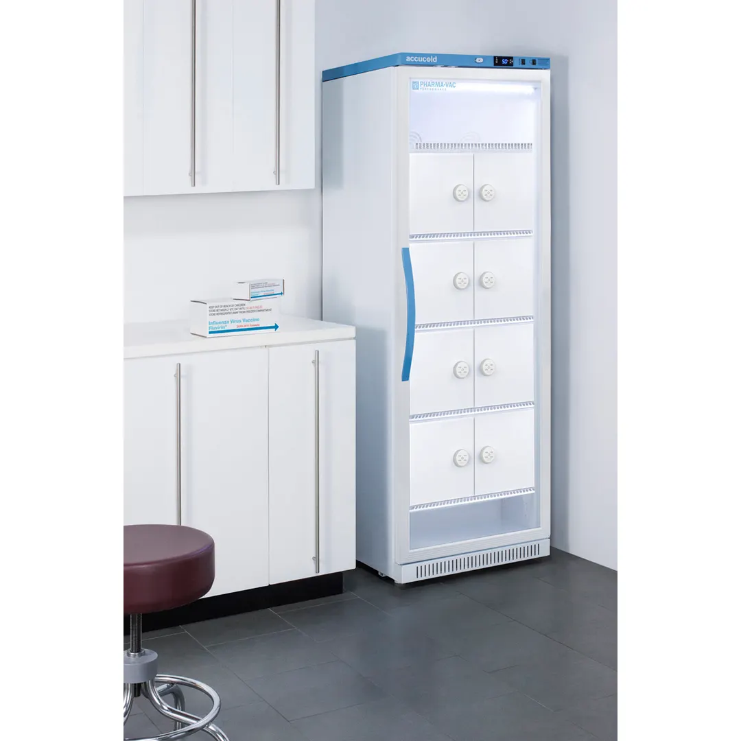 Accucold ARG15PVLOCKER Pharma-Vac Upright Medical All-Refrigerator, 15 cu. ft.