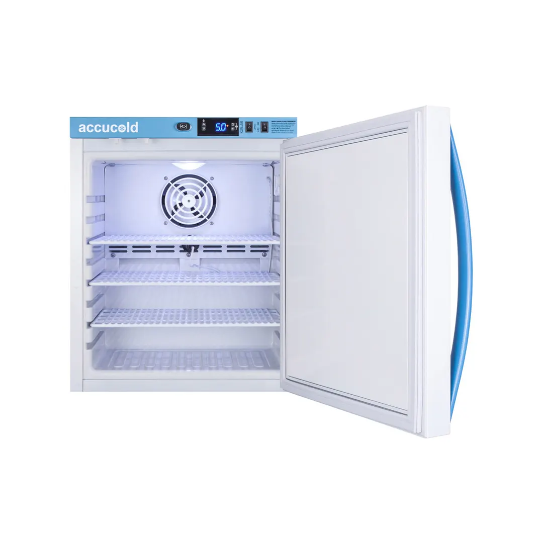 Accucold ARS1PV Pharma-Vac Series Medical Refrigerator, +2°C to +8°C, 1 cu. ft.