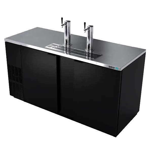 Asber ADDC-68 69" Direct Draw Beer Cooler, 3 Keg Capacity