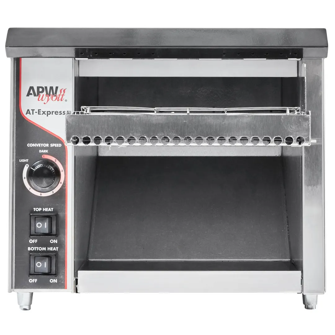 APW Wyott AT EXPRESS Commercial Conveyor Toaster with 1.5" Opening, 300 Slices/Hr