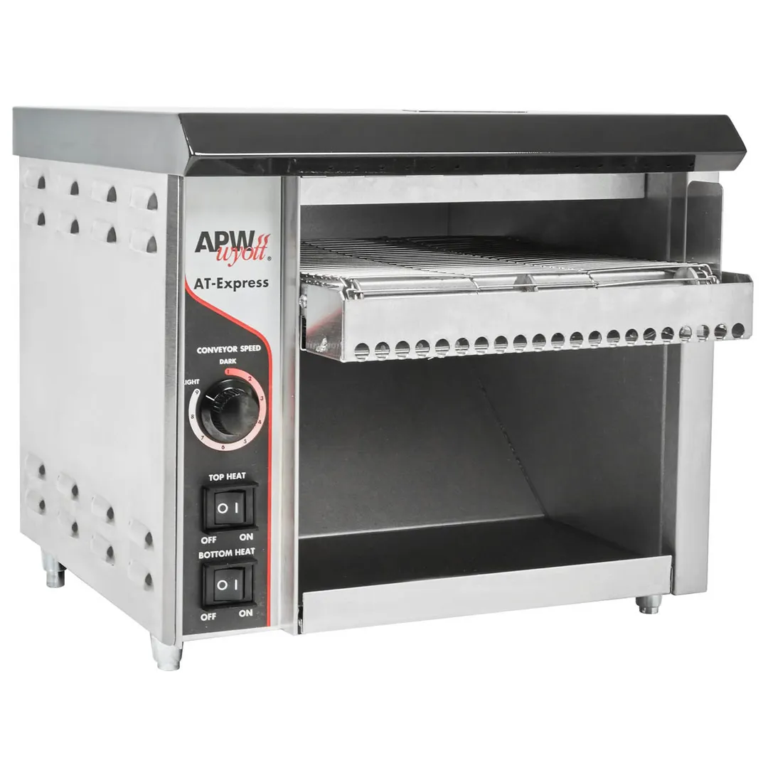 APW Wyott AT EXPRESS Commercial Conveyor Toaster with 1.5" Opening, 300 Slices/Hr