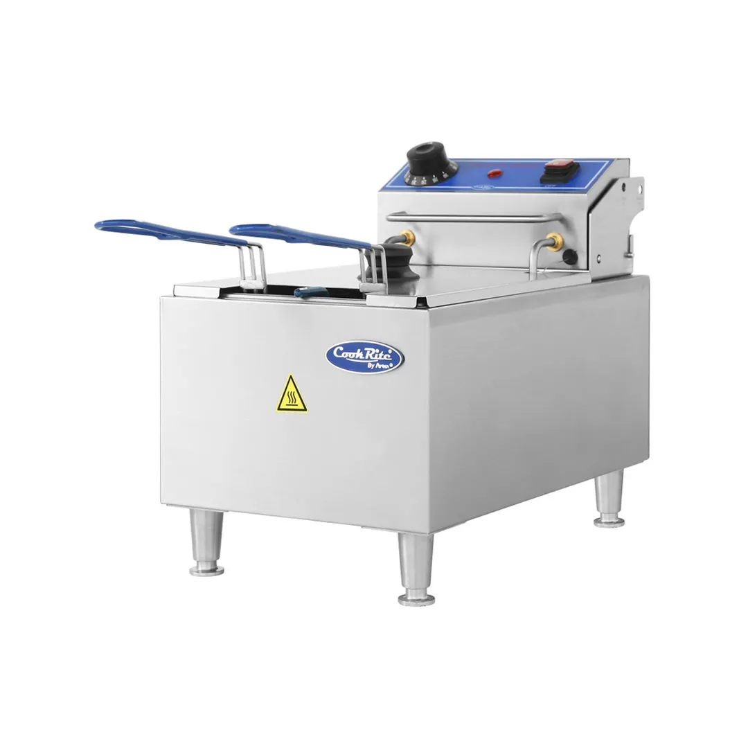 Atosa USA ACEF-10 Full Pot Countertop Electric Fryer w/ 10 Lb. Capacity, 120V, 1700W