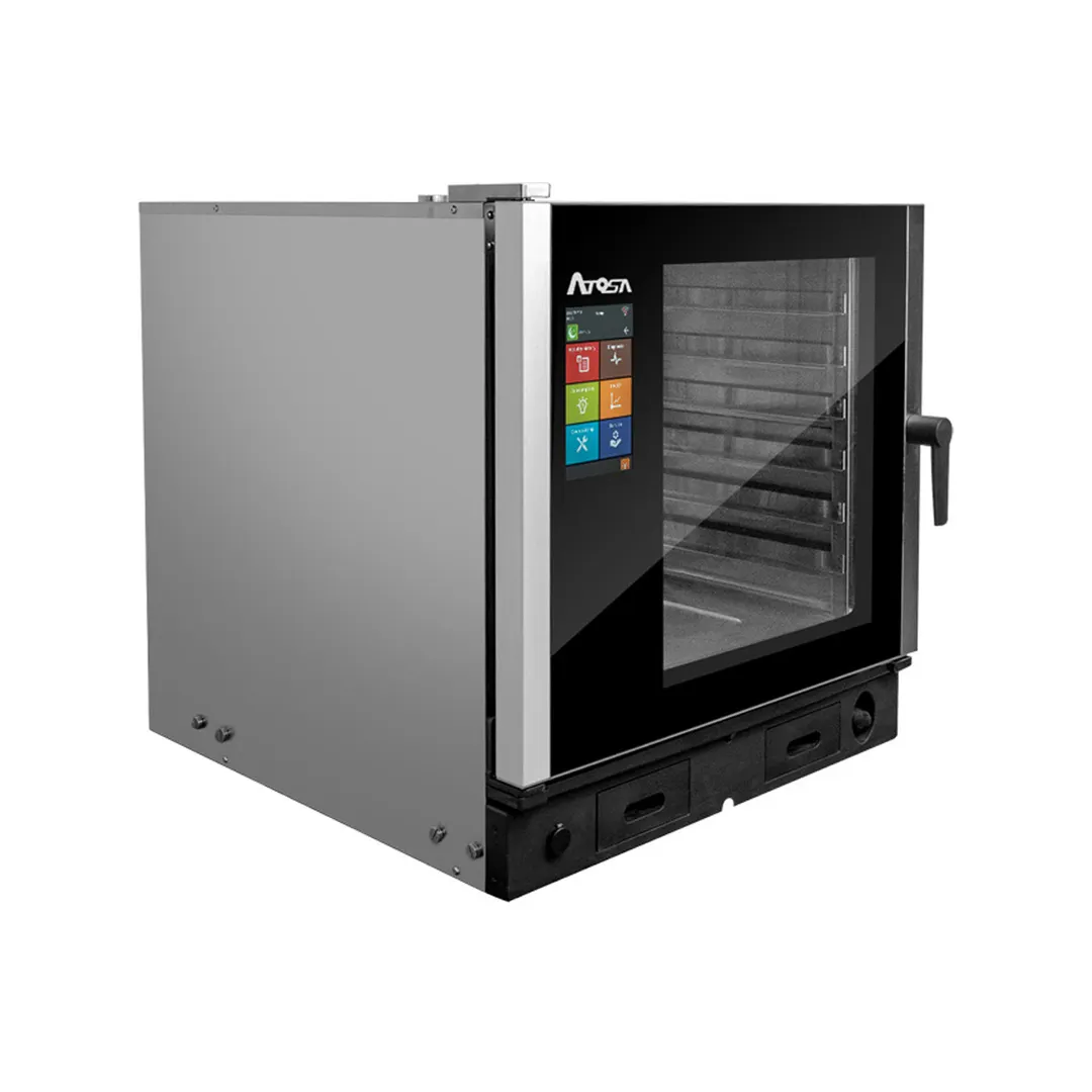Atosa USA AEC-0621 E Full Size 6 Pan Electric Combi Oven w/ Smart Touch Control, Boilerless, 208/240V