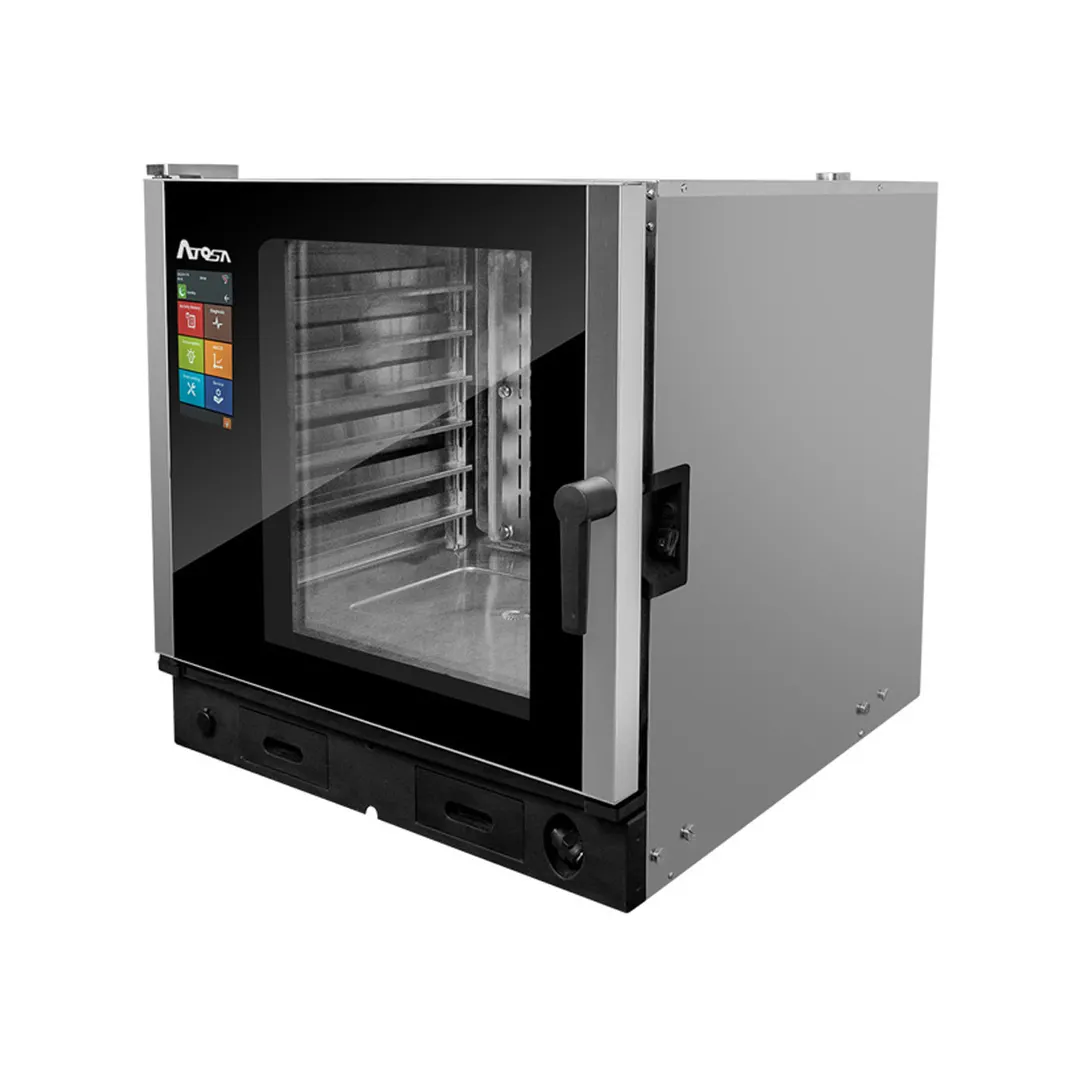Atosa USA AEC-0621 E Full Size 6 Pan Electric Combi Oven w/ Smart Touch Control, Boilerless, 208/240V