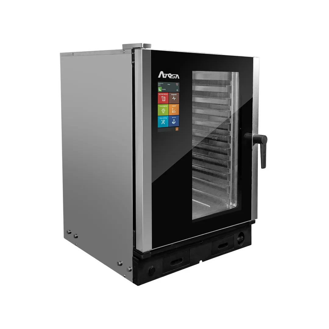 Atosa USA AEC-1021 E Full Size 10 Pan Electric Combi Oven w/ Smart Touch Control, Boilerless, 208/240V