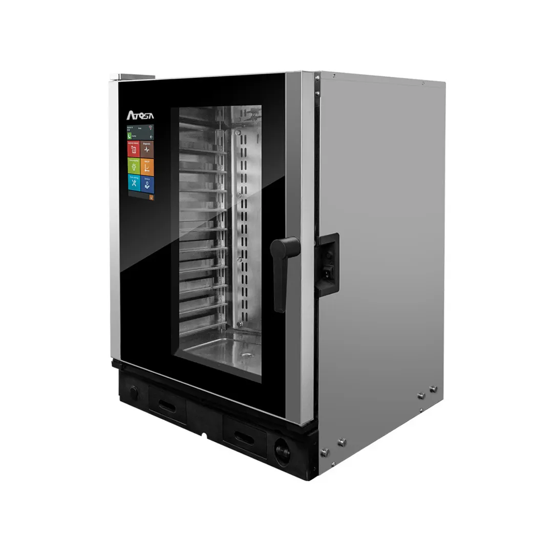 Atosa USA AEC-1021 E Full Size 10 Pan Electric Combi Oven w/ Smart Touch Control, Boilerless, 208/240V