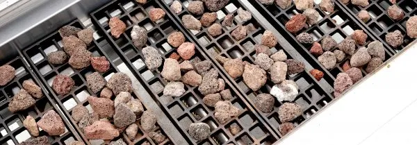 Atosa USA ATCB-36 36" Countertop Gas Radiant/Lava Rock Charbroiler w/ (3) Burners, 105.000 BTU