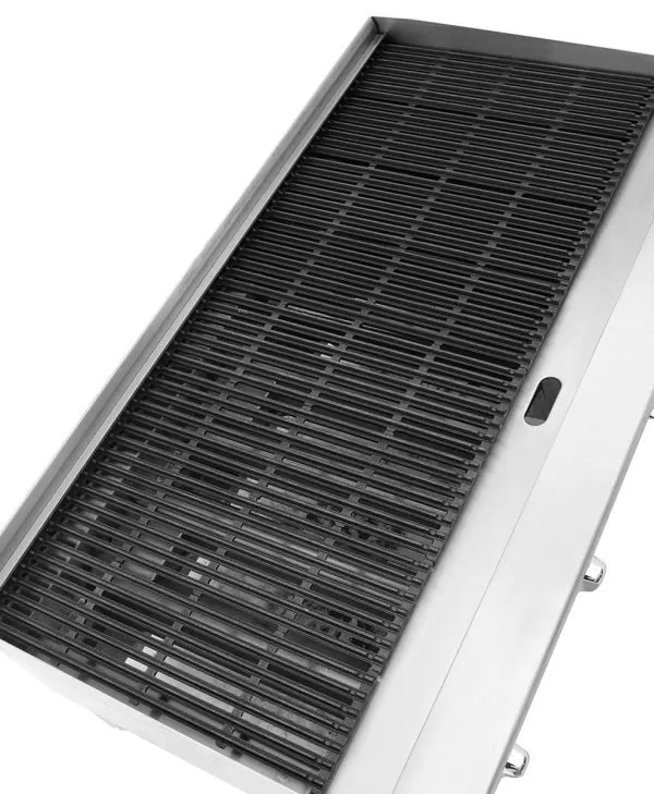 Atosa USA ATRC-48 48" Countertop Gas Radiant Charbroiler w/ (4) Burners, 140.000 BTU