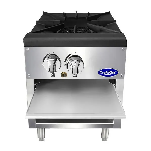 Atosa USA ATSP-18-1 18" Gas Stock Range (Stove) w/ (1) Three Ring Burner, Manual Control, 80.000 BTU