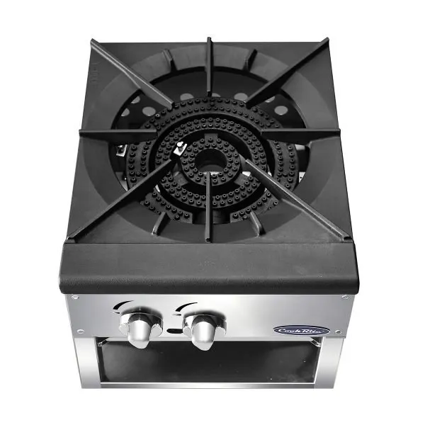 Atosa USA ATSP-18-1L 18" Gas Stock Range (Stove) w/ (1) Three Ring Burner, Low Height, 80.000 BTU