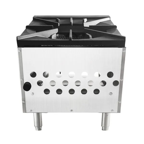 Atosa USA ATSP-18-1L 18" Gas Stock Range (Stove) w/ (1) Three Ring Burner, Low Height, 80.000 BTU