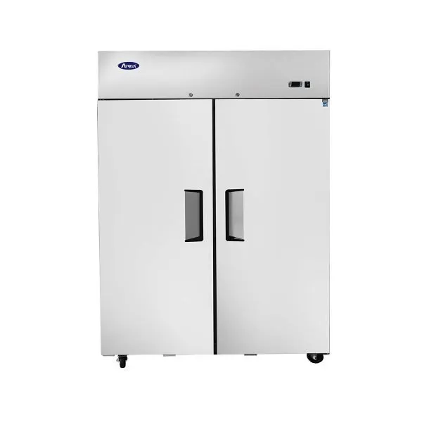 Atosa USA MBF8002GR 51" 2-Solid Door Reach-In Freezer, Top Mounted, 43.2 cu. ft., Stainless Steel