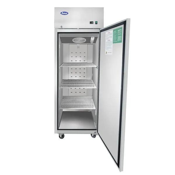 Atosa USA MBF8004GR 28" 1-Section Reach-In Refrigerator w/ Solid Door, Top Mounted, Stainless Steel, 21 cu. ft.