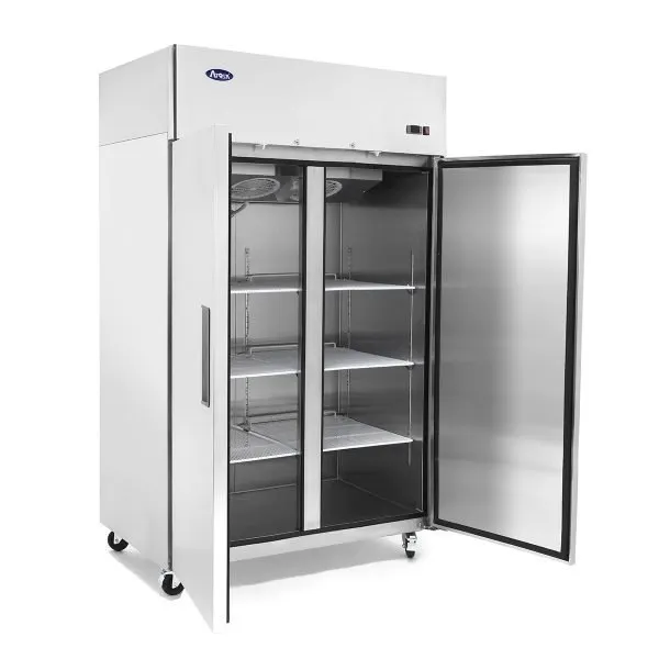 Atosa USA MBF8005GR 51" 2-Section Reach-In Refrigerator w/ 2 Solid Door, Top Mounted, Stainless Steel, 43 cu. ft.
