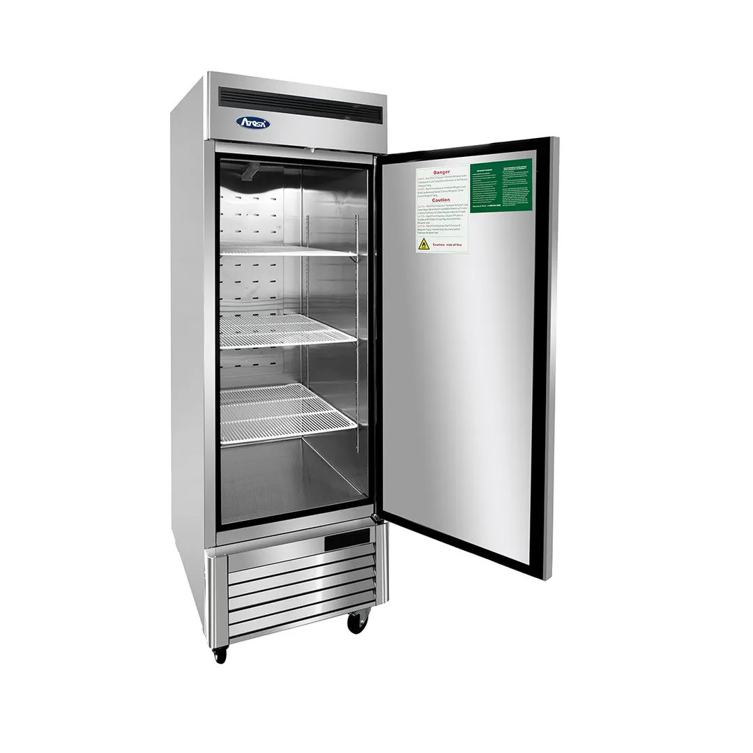 Atosa USA MBF8505GRL 27" 1-Section Reach-In Refrigerator w/ Left Hinged Solid Door, Bottom Mounted, 19 cu. ft.