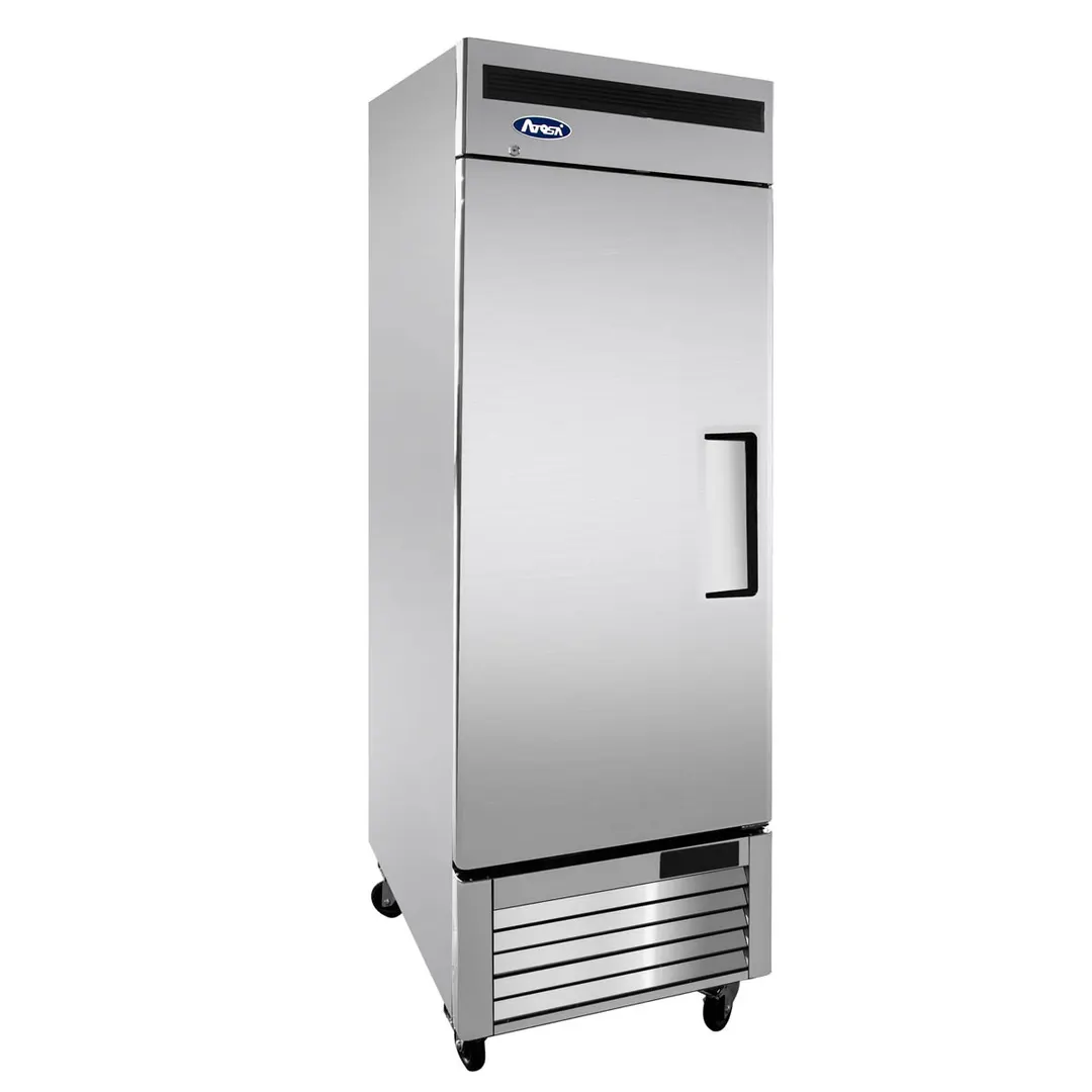 Atosa USA MBF8505GRL 27" 1-Section Reach-In Refrigerator w/ Left Hinged Solid Door, Bottom Mounted, 19 cu. ft.