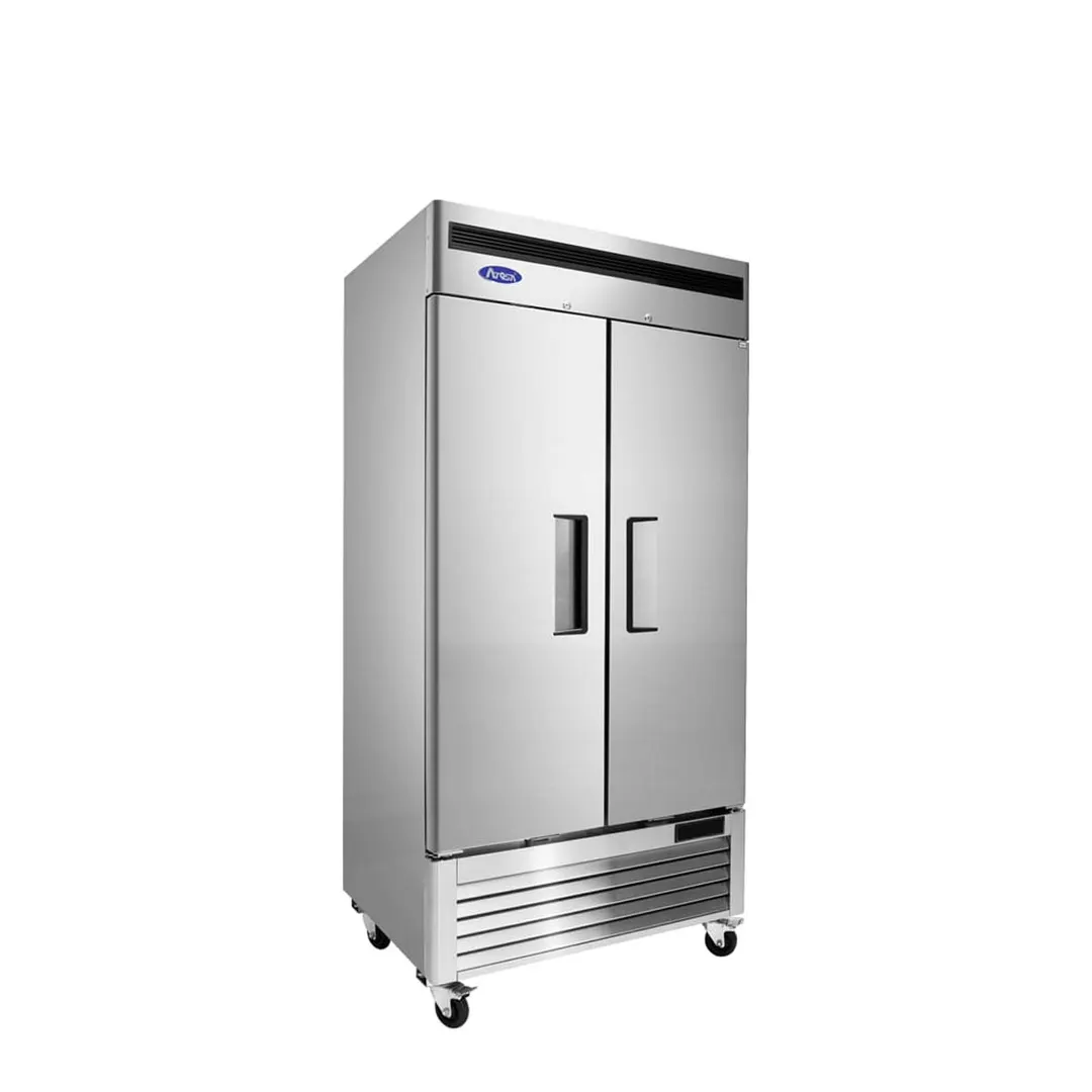 Atosa USA MBF8506GR Reach-In Refrigerator w/ 2 Solid Door, Bottom Mounted, Stainless Steel 28.5 cu. ft.