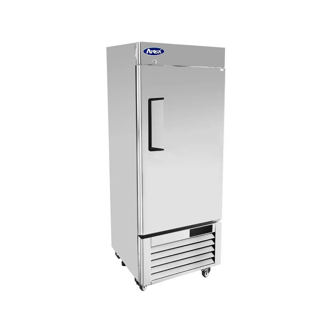 Atosa USA MBF8519GR 24" 1-Section Reach-In Refrigerator w/ Solid Door, Bottom Mounted, 8.3 cu. ft.
