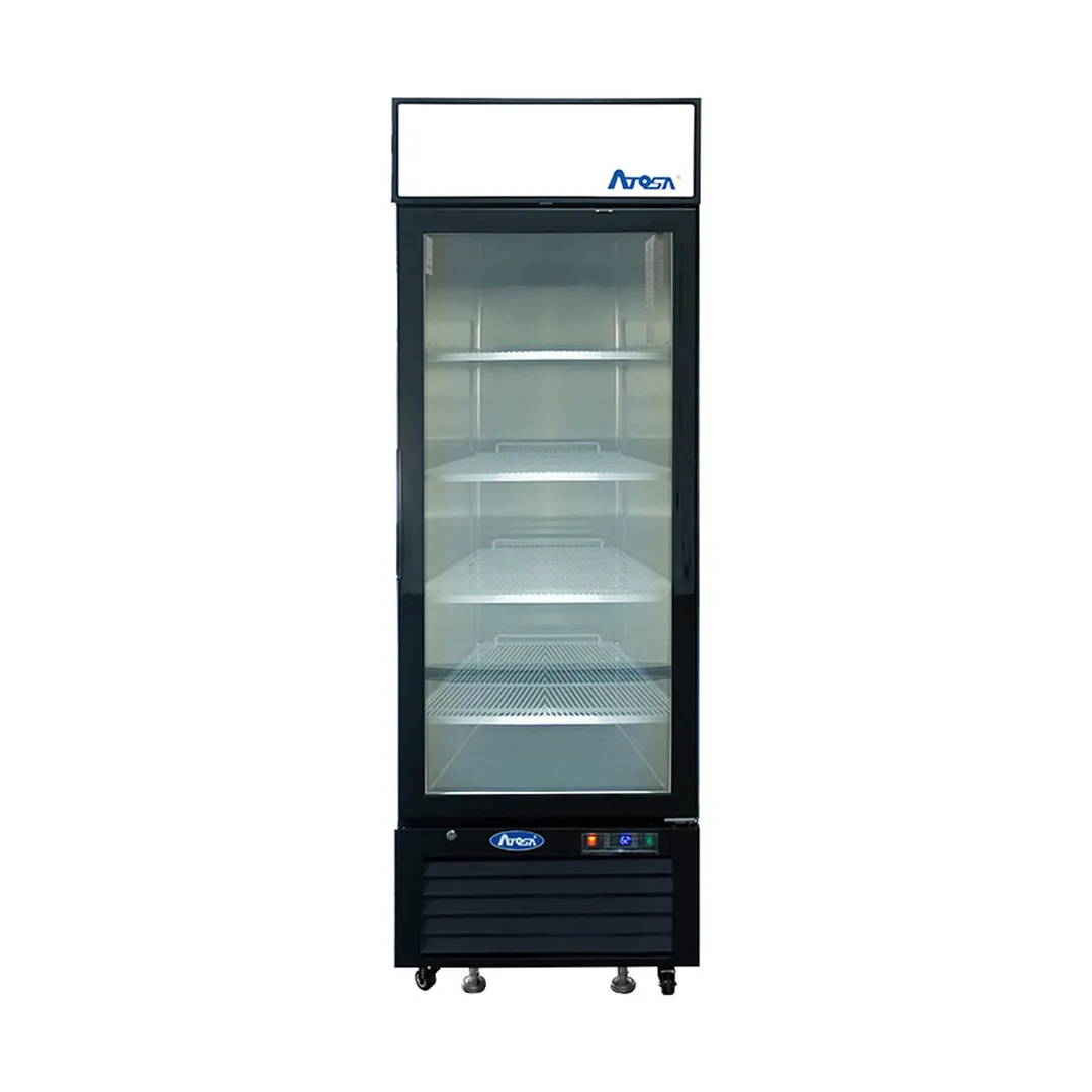 Atosa USA MCF8725GR 24" 1-Section Merchandiser Refrigerator w/ Glass Door, 11.1 cu. ft.