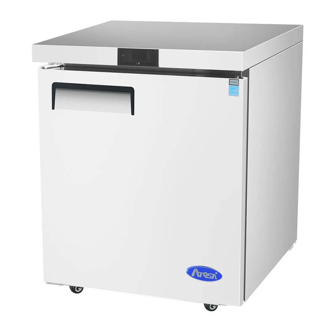 Atosa USA MGF8405GRL 27" 1-Section Undercounter Freezer w/ 1 Door, Stainless Steel, 7.15 cu. ft.