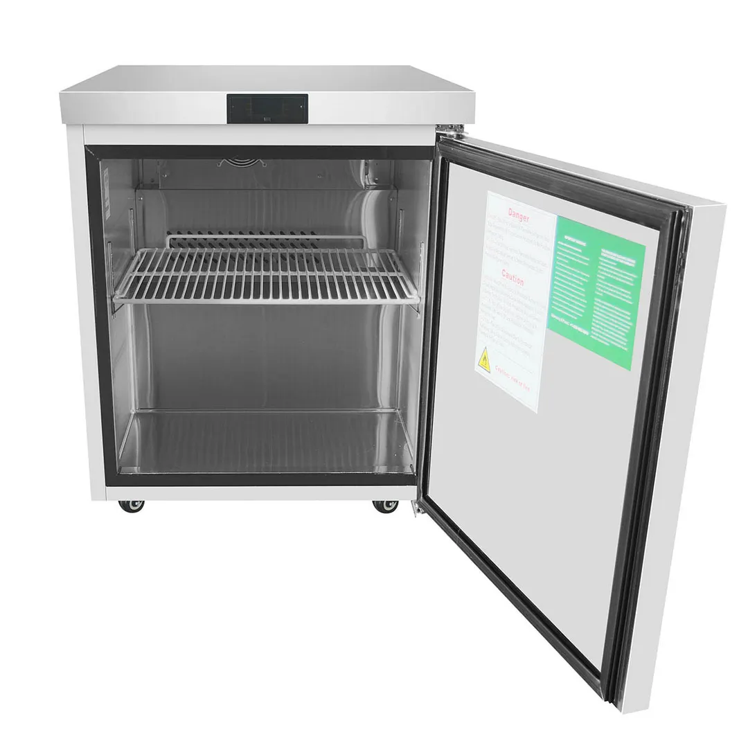 Atosa USA MGF8405GRL 27" 1-Section Undercounter Freezer w/ 1 Door, Stainless Steel, 7.15 cu. ft.