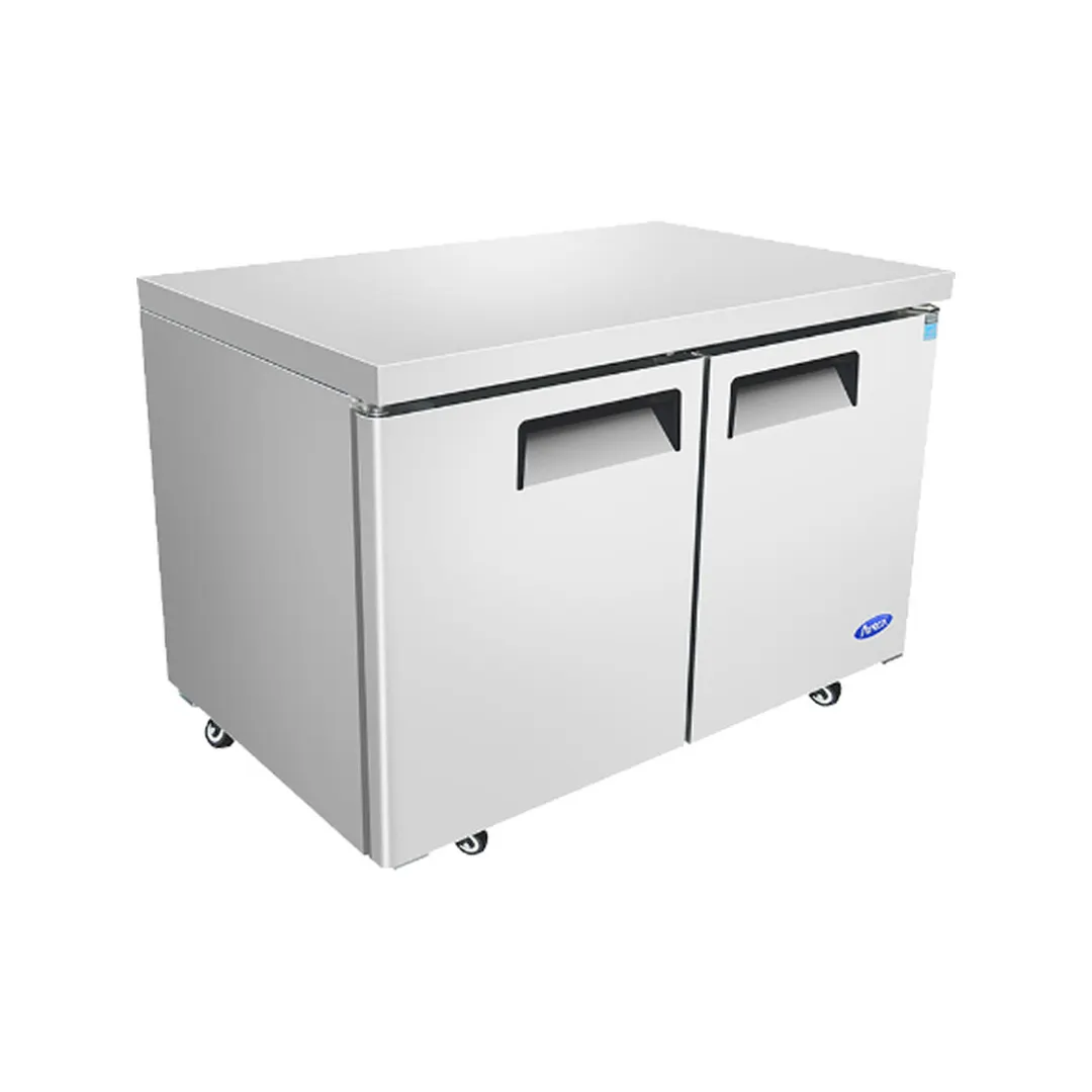 Atosa USA MGF8406GR 48" 2-Door Undercounter Freezer, Stainless Steel, 13.38 cu. ft.